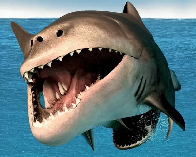 Image similar to megalodon