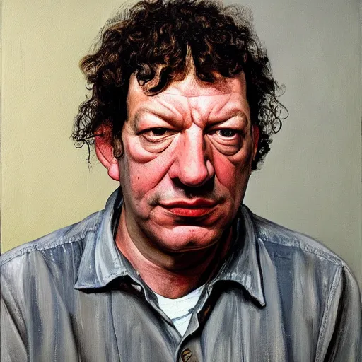 Prompt: high quality high detail painting by lucian freud, hd, dean ween, portrait