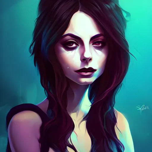 Image similar to a portrait of a beautiful willa holland as a punk, art by lois van baarle and loish and ross tran and rossdraws and sam yang and samdoesarts and artgerm, digital art, highly detailed, intricate, sharp focus, trending on artstation hq, deviantart, unreal engine 5, 4 k uhd image