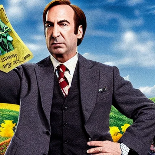 Image similar to A still of Saul Goodman in The Wizard of Oz