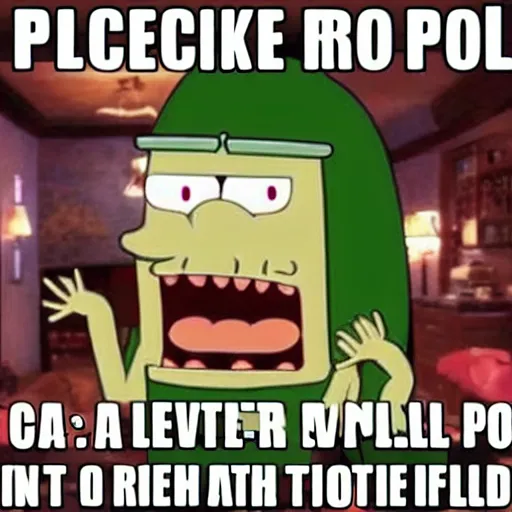 Prompt: pickle-rick-roll