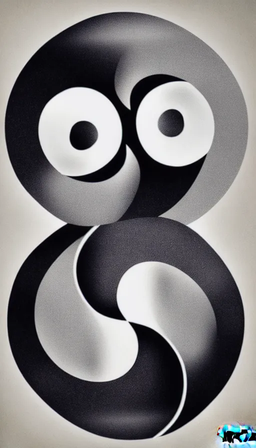 Image similar to Abstract representation of ying Yang concept, by Julie de Graag