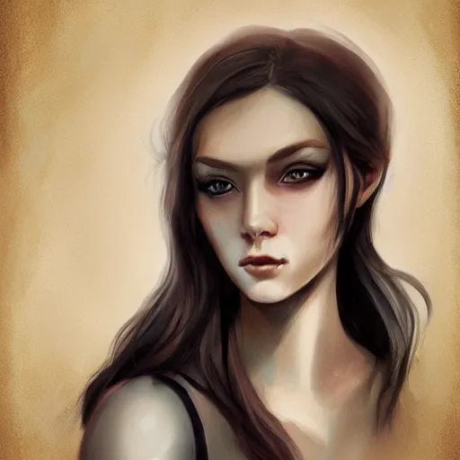 Image similar to woman portrait Inspired by Charlie Bowater