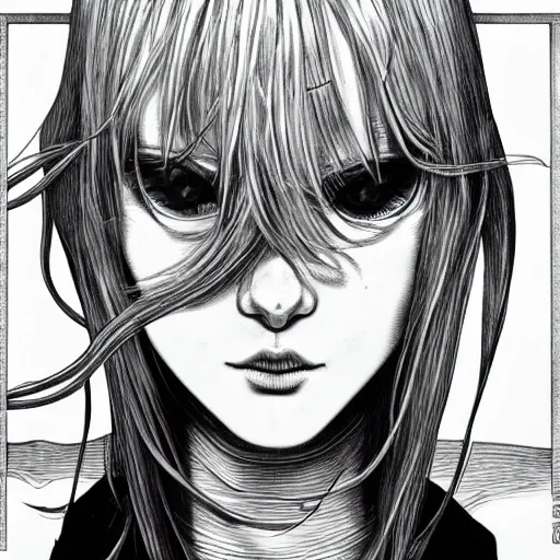 Image similar to asuka langley by Dan Hillier, Junji Ito, hd 8k