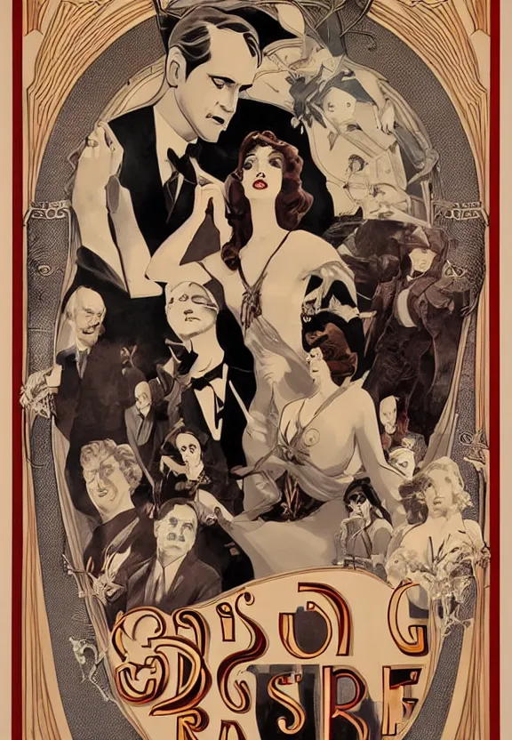 Prompt: art nouveau movie poster for Geese Ruin Everything