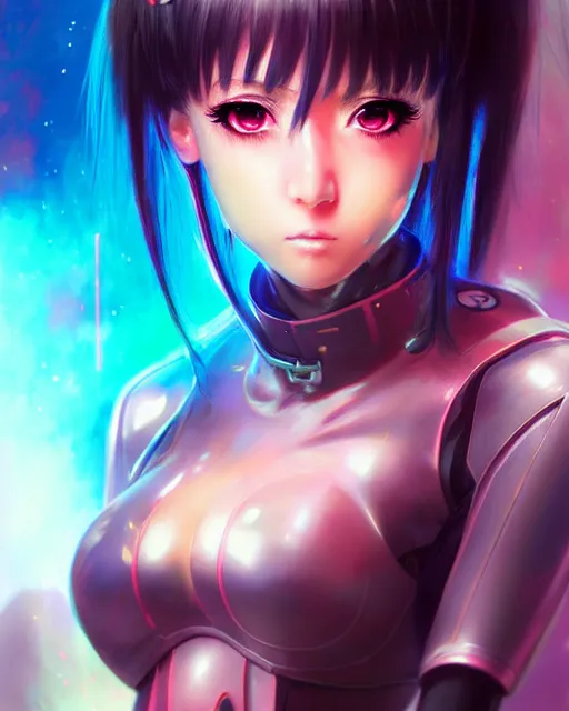 Prompt: portrait Anime Commander Girl Neon-cybernetic cute-fine-face, pretty face, realistic shaded Perfect face, fine details. Anime. Battle field battlefield realistic shaded lighting by katsuhiro otomo ghost-in-the-shell, magali villeneuve, artgerm, rutkowski Jeremy Lipkin and Giuseppe Dangelico Pino and Michael Garmash and Rob Rey