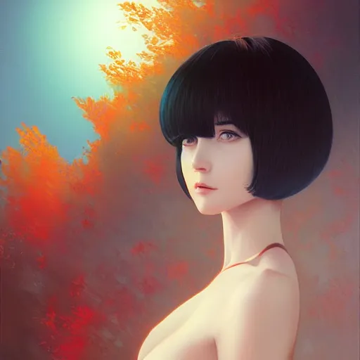 Image similar to the myth of creation, a detailed painting by Ilya Kuvshinov