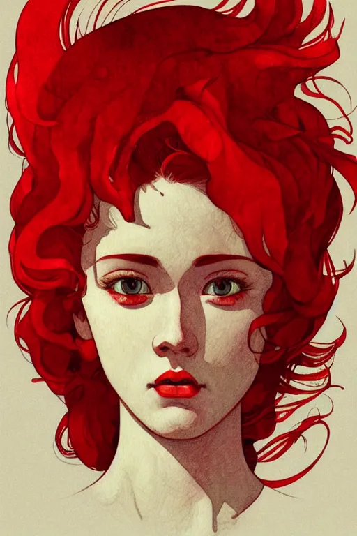 Prompt: a white red. highly detailed, digital painting, watercolor, soviet realism, engraving, artstation, concept art, smooth, sharp focus, vivid grunge, manga, illustration, unreal engine 5, 8 k, art by bilibin and kuvshinov and malevich and mucha
