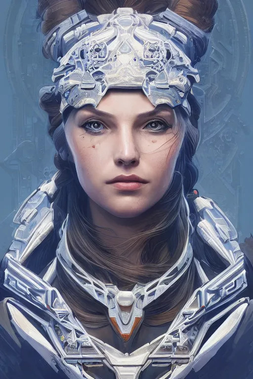 Image similar to symmetry!! portrait of woman with seal features in the style of horizon zero dawn, machine face, intricate, elegant, highly detailed, digital painting, artstation, concept art, smooth, sharp focus, illustration, art by artgerm and greg rutkowski and alphonse mucha, 8 k