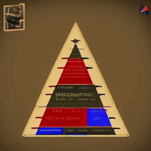 Prompt: oldschool 8 0 s pyramid!!! triangular!!! cardboard!!! soviet ussr milk pack, blue, red, white, in game pathologic 2, unreal engine,