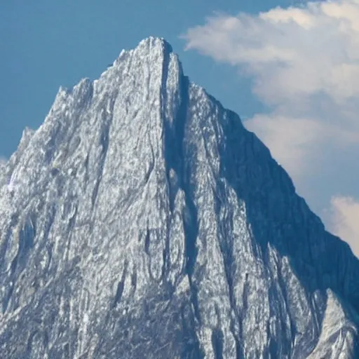 Prompt: mountain that is in the shape of kanye west's head