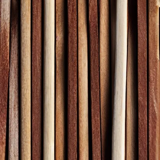 Prompt: wooden match sticks 4k texture