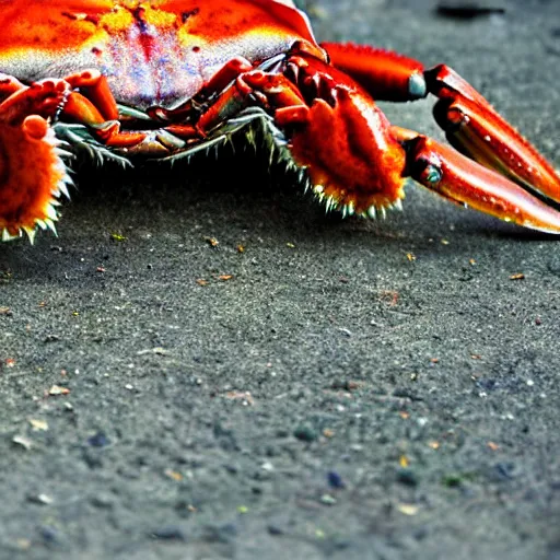 Image similar to crab monster, photography
