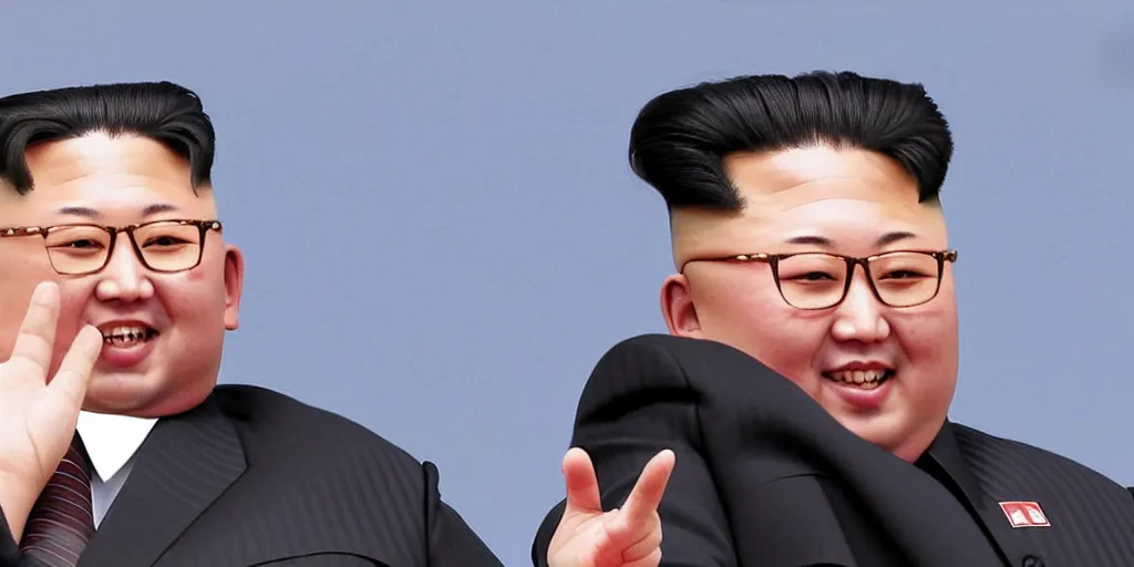 Image similar to kim jong-un on the ellen show