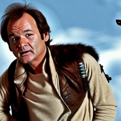 Image similar to bill murray as han solo