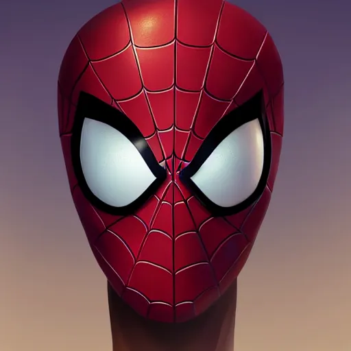 Image similar to face icon stylized minimalist spider - man, loftis, cory behance hd by jesper ejsing, by rhads, makoto shinkai and lois van baarle, ilya kuvshinov, rossdraws global illumination