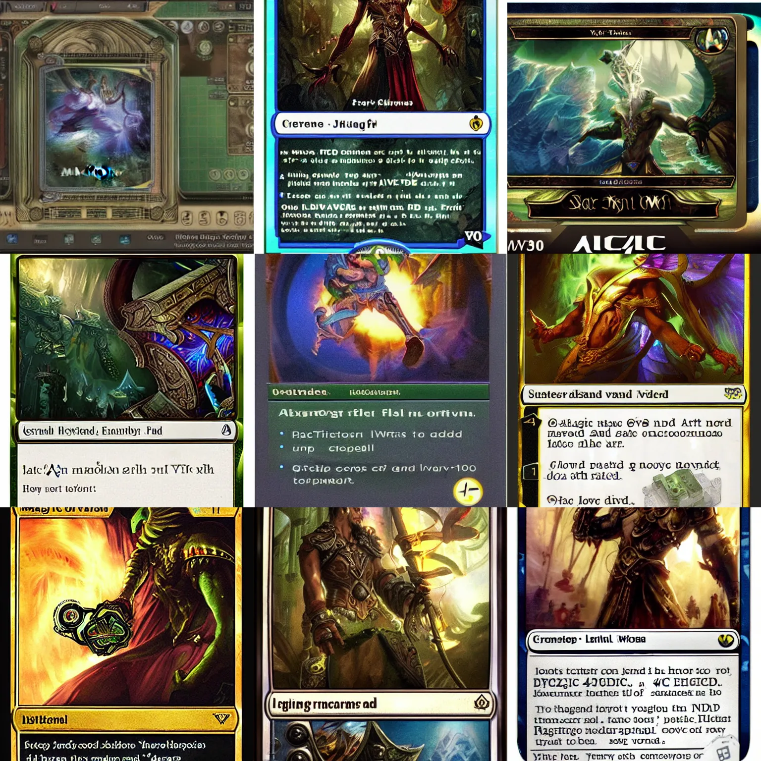 Prompt: magic card with nvidia 4 0 9 0 as the art