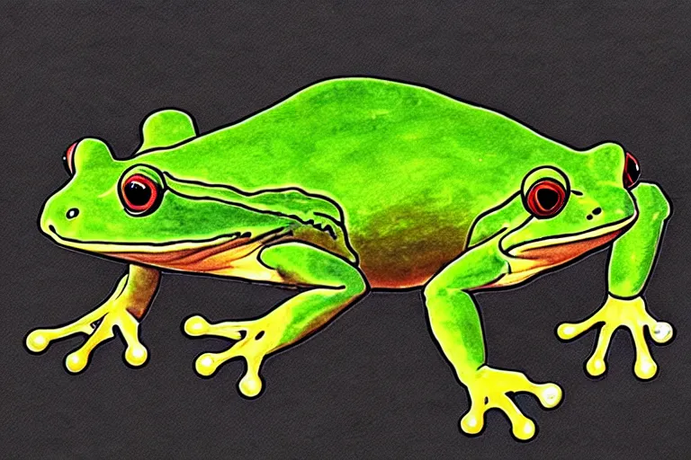 Image similar to frog man