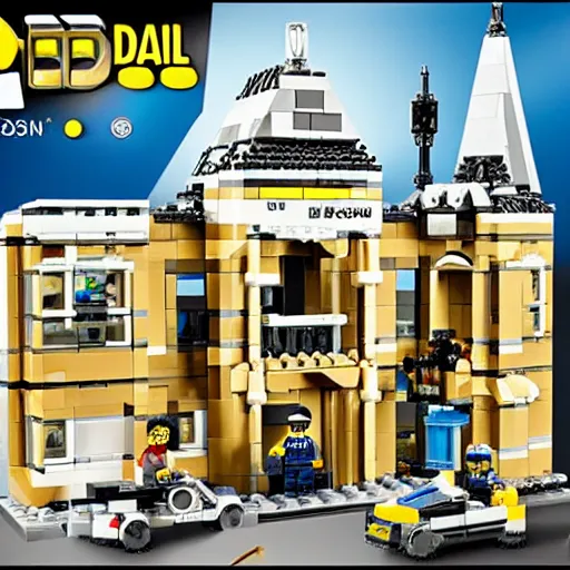 Image similar to Mar-A-Lago FBI raid Lego set