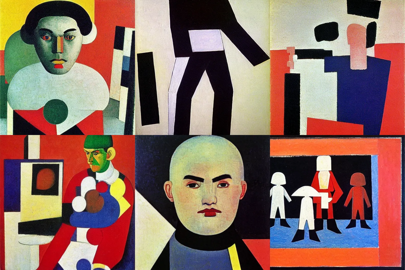 Prompt: artwork by kazimir malevich,