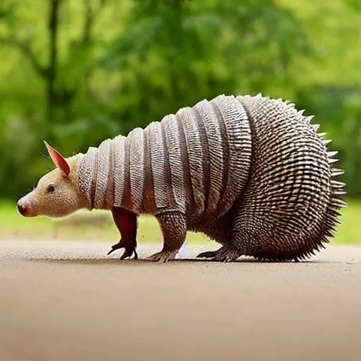 Image similar to an armadillo - cat - cat - car - cat - hybrid, animal photography