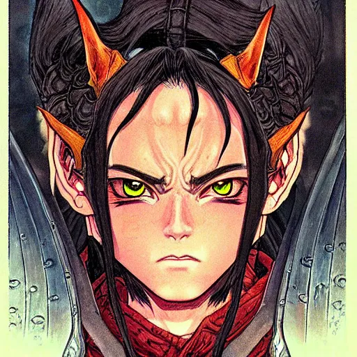 Image similar to prompt : portrait of warcraft character painted in miyazaki color style drawn by katsuhiro otomo and takato yamamoto, inspired by fables, china doll face, smooth face feature, intricate oil painting, high detail, sharp high detail, manga and anime 2 0 0 0