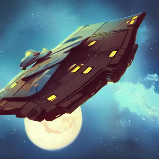 Prompt: a cat flying a space ship, digital artwork, high quality, artstation