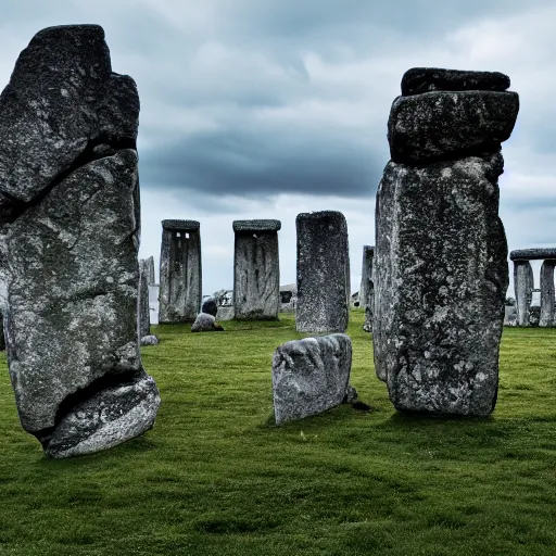 Image similar to a beautiful photograph of a stone henge, hdr, 8 k, high quality, sharp focus, artstation, highly detailed, award - winning