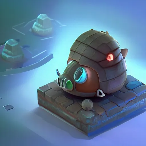 Image similar to Isometric 3D Fantasy Cute and adorable alien piggy spacecraft, Smooth 3D Illustration, soft render, Servando Lupini, Daniil Kudriavtsev, handpaint texture, Blender, 3DCoat