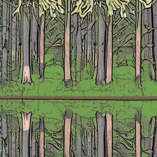 Image similar to gta : forest, by rob ross