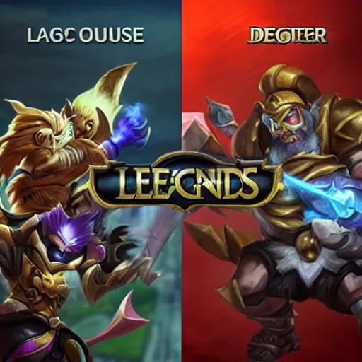 Image similar to league of legends vs dota 2