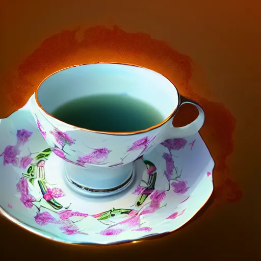 Prompt: storm in a teacup, photo realistic, photoshopped