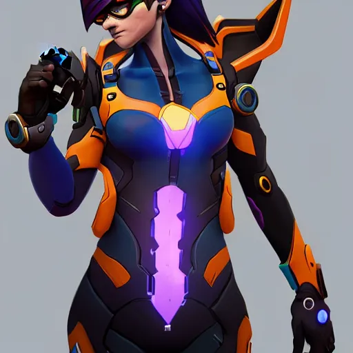 Overwatch Tracer Fan art Drawing, others, video Game, fictional Character,  widowmaker png