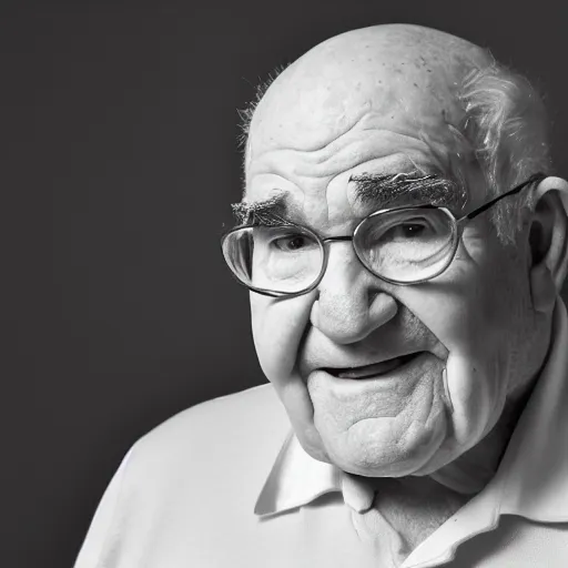 Image similar to ed asner young 1960s, XF IQ4, 150MP, 50mm, F1.4, ISO 200, 1/160s, natural light