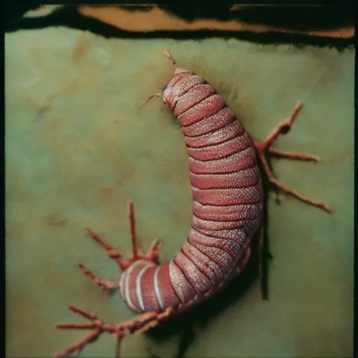 Prompt: photo jim norton as a worm, cinestill, 800t, 35mm, full-HD