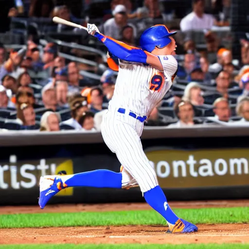 prompthunt: Aaron Judge in a NY Mets Uniform