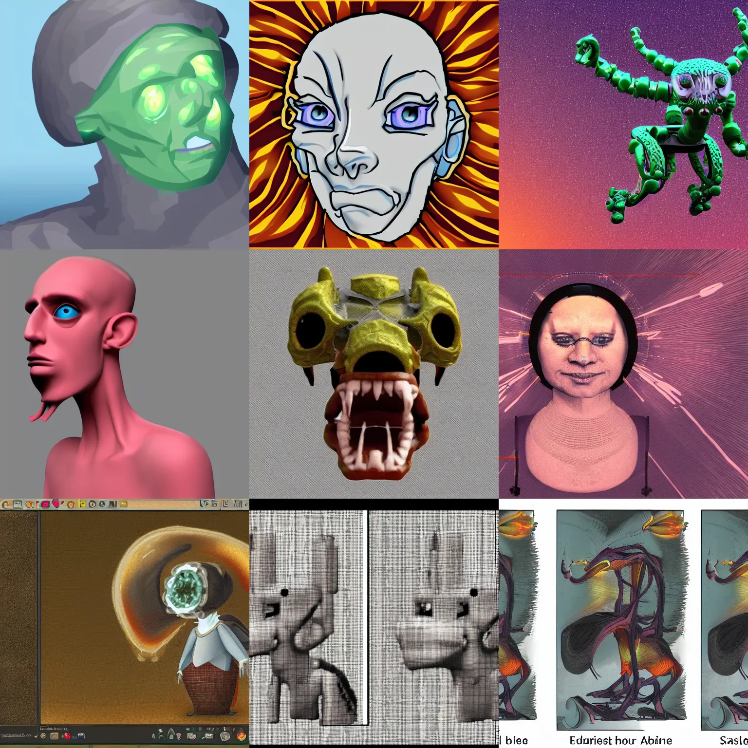 Prompt: a perturbed snargleplax creating ai generated images