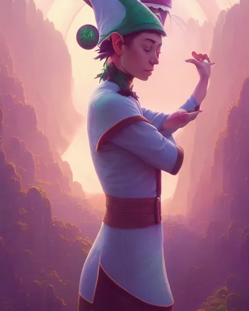 Prompt: highly detailed surreal vfx portrait of a happy elves in a futuristic world, stephen bliss, unreal engine, greg rutkowski, loish, rhads, beeple, makoto shinkai and lois van baarle, ilya kuvshinov, rossdraws, tom bagshaw, alphonse mucha, global illumination, detailed and intricate environment