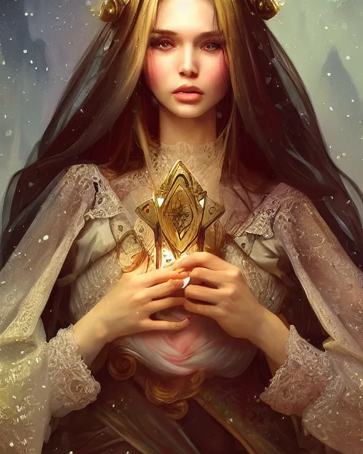 Image similar to photography alexey kurylev, shining ghost, mysterious, gentle, deep focus, d & d, fantasy, complex, elegant, highly detailed, digital painting, artstation, concept art, matte, clear focus, illustration, hearthstone, artgerm art, greg rutkovsky and alphonse mucha, шедевр