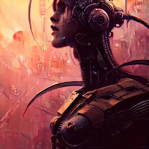 Image similar to a highly detailed long shot photo of cyberpunk female character by ayami kojima, elf, beksinski, giger, intricate, digital painting, artstation, concept art, smooth, sharp focus