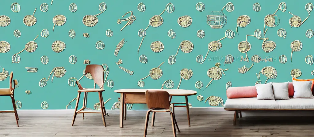 Image similar to a beautiful simple 4 k hd wall paper illustration of roasted string hotpot, wallpaper design, simple style, gourmet style, marketing kebab hotpot wallpaper display, wall painting, from china, with merchant logo, simple structure, surrealistic, chinese style, victo ngai, james jean, denoise, deblurring