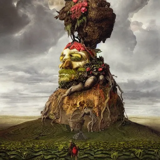 landscape by arcimboldo, greg rutkowski, dali | Stable Diffusion | OpenArt