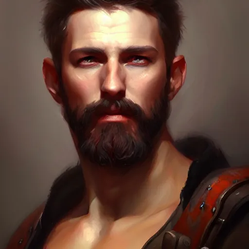 Image similar to a _ fantasy _ style _ portrait _ painting _ of _ hunter _ oil _ painting _ unreal _ 5 _ daz. _ rpg _ portrait _ extremely _ detailed _ artgerm _ greg _ rutkowski _ greg