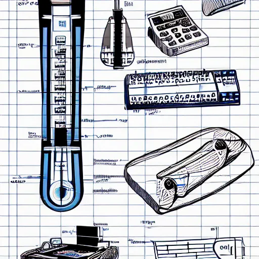 Prompt: blueprint of womanizer, technical drawing, fun factory, adult toys, industrial design, consumer electronics