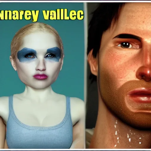 Image similar to uncanny valley