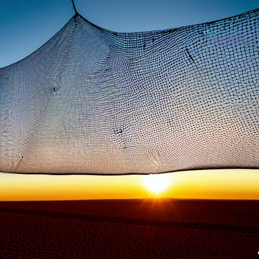 Image similar to bio-sensor net for monitoring the australian desert, XF IQ4, 150MP, 50mm, F1.4, ISO 200, 1/160s, dawn