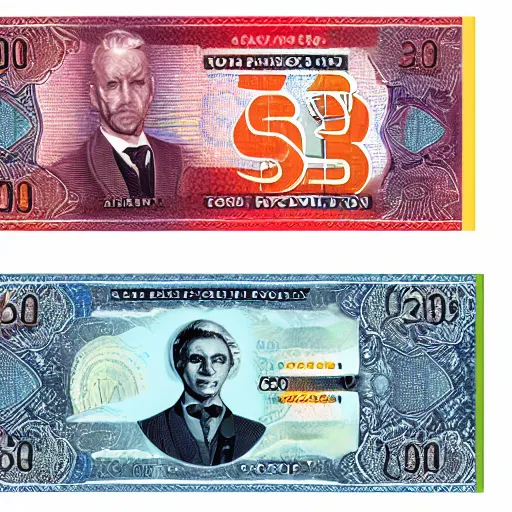 Image similar to concept design £ 5 0 note for the year 2 0 3 3