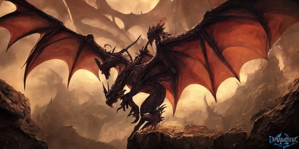 Prompt: dragon wings, barroque painting, ultra realistic. cinematic, dynamic. magic the gathering style. epic fantasy
