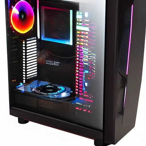 Image similar to unique gamer pc, ultra realism.