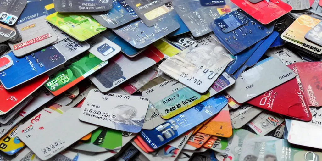 Image similar to an overwhelming pile of credit cards